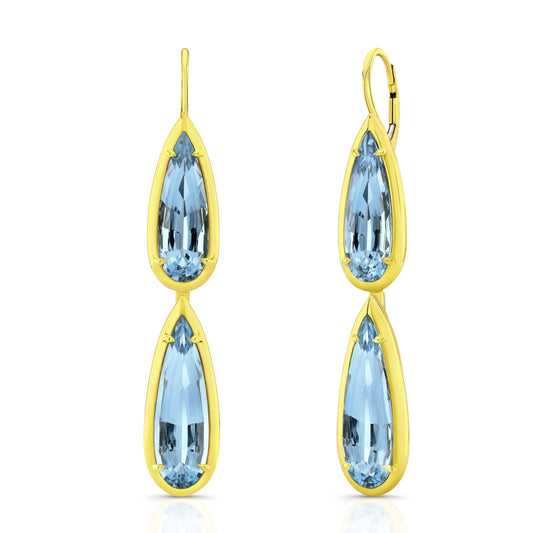 Aquamarine Drop Earrings