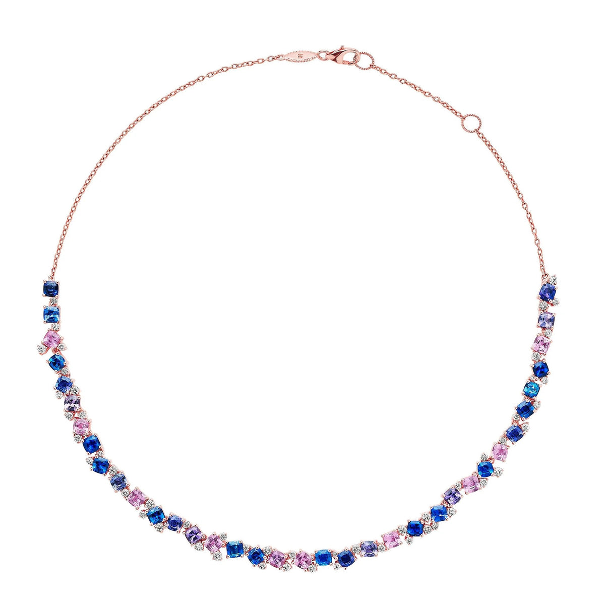 Watercolor Collection Mixed Sapphire Necklace