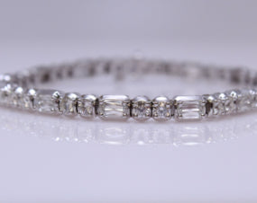 L'Amour Collection Crisscut Diamond Bracelet