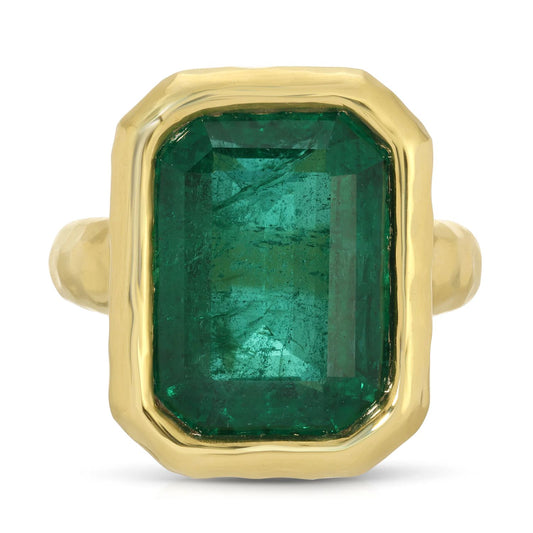 Riviera Collection GIA Certified Emerald Ring