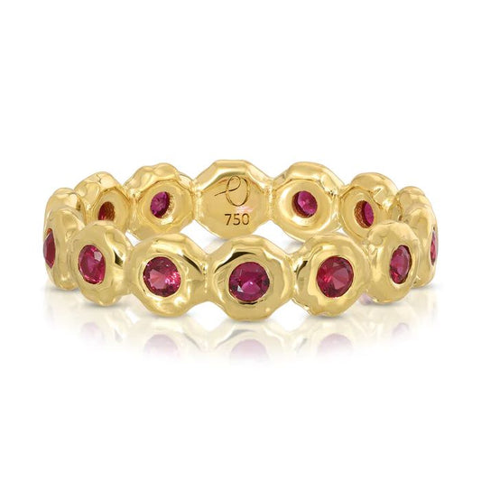 Nesting Gem Collection Ruby Eternity Band
