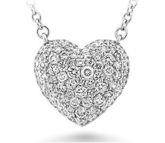 Diamond Pave Heart Pendant