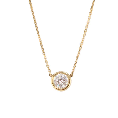Diamonds-by-the-Yard Solitaire Station Necklace