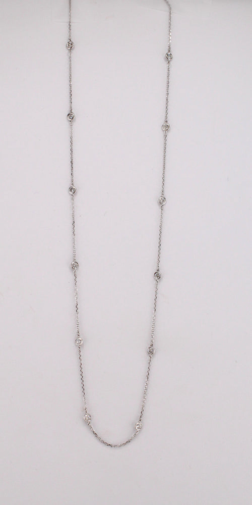 Diamonds-by-the-Yard Station Necklace