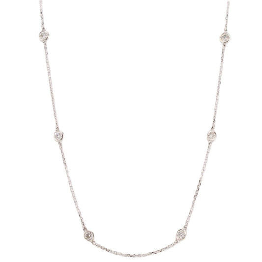 Diamonds-by-the-Yard Station Necklace