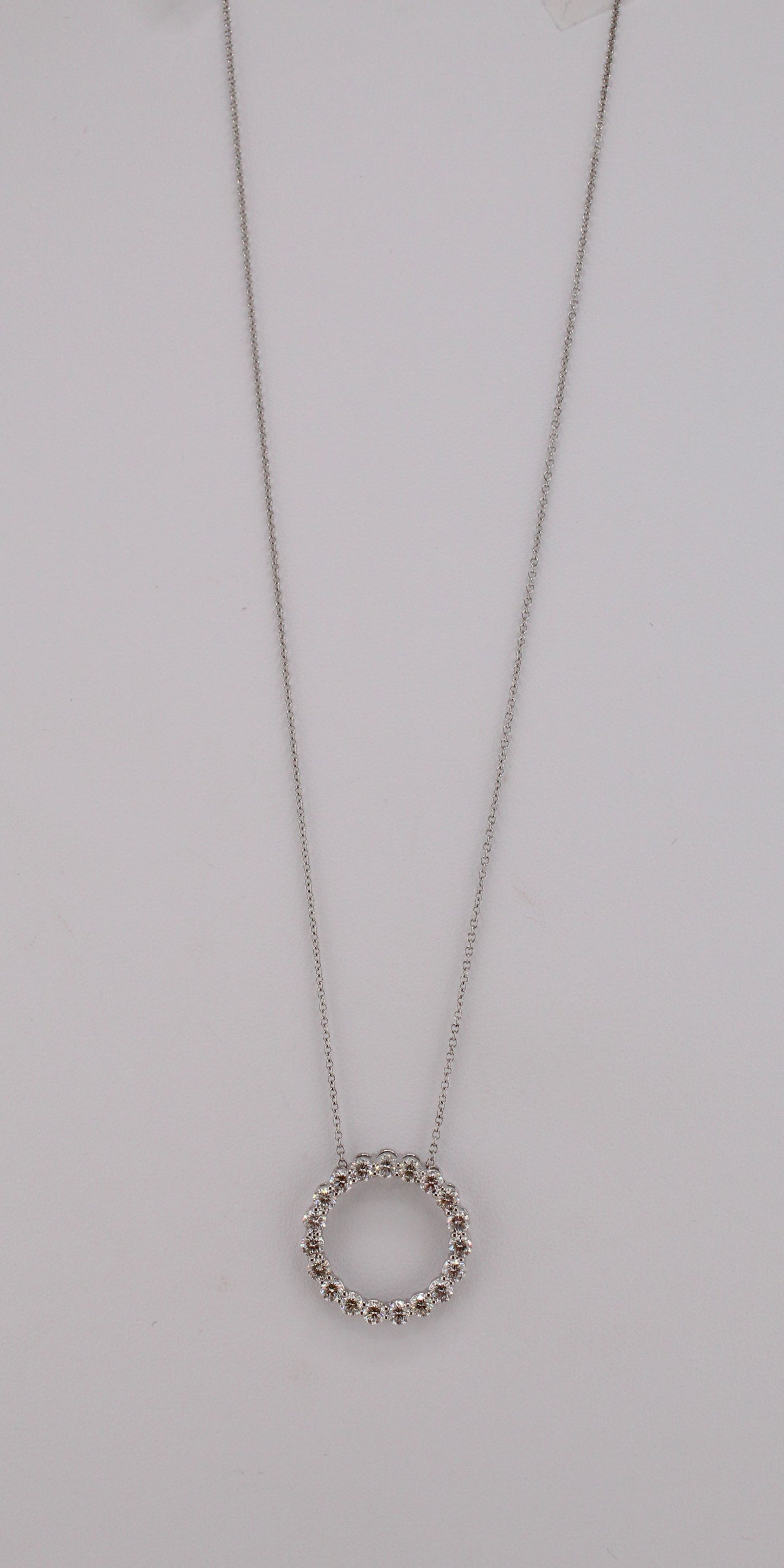 Diamond Circle Pendant