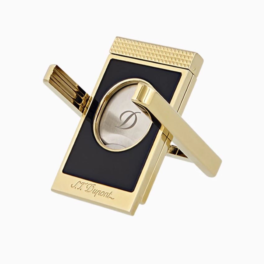 Le Grand Collection Black & Gold Cigar Cutter Stand