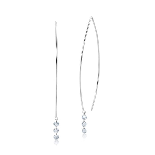 Floating Collection Diamond Earrings