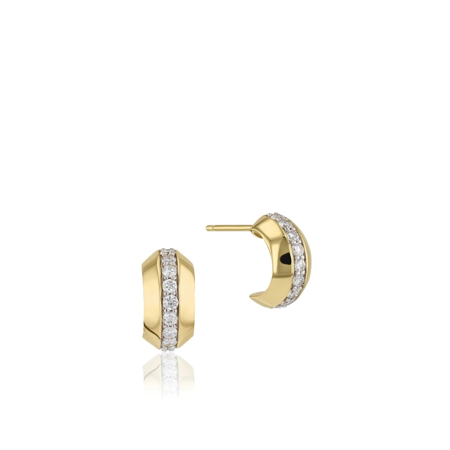 Affair Collection Micro Diamond Hoops