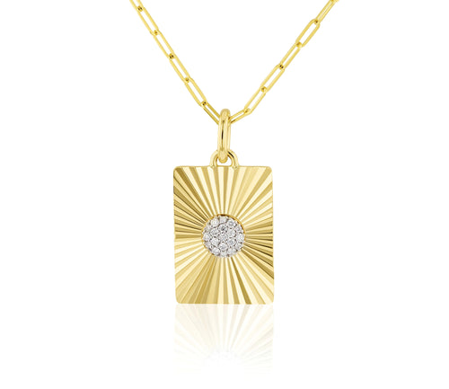 Aura Diamond Totem Necklace