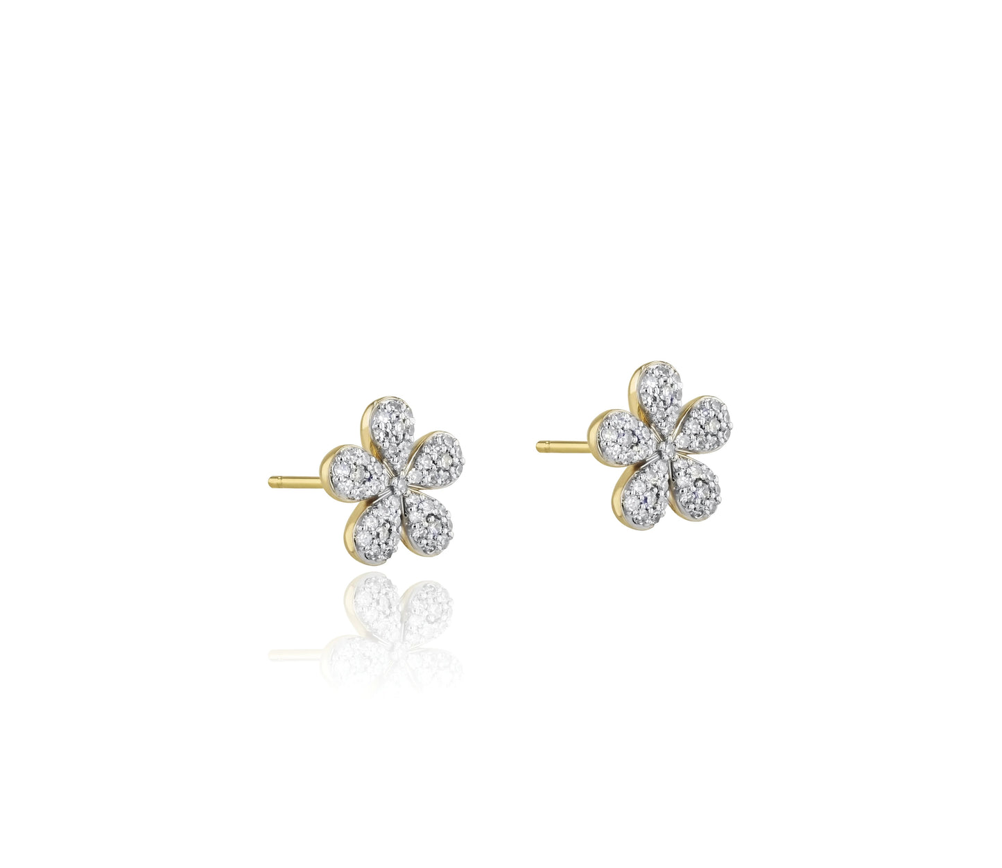 Symphony Forget-Me-Not Petite Diamond Studs