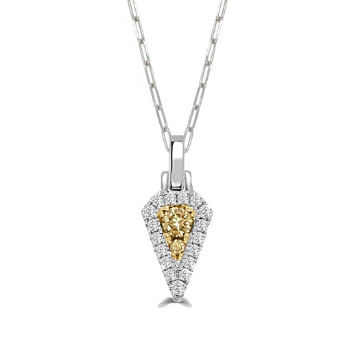 Diamond Arrow Pendant Necklace