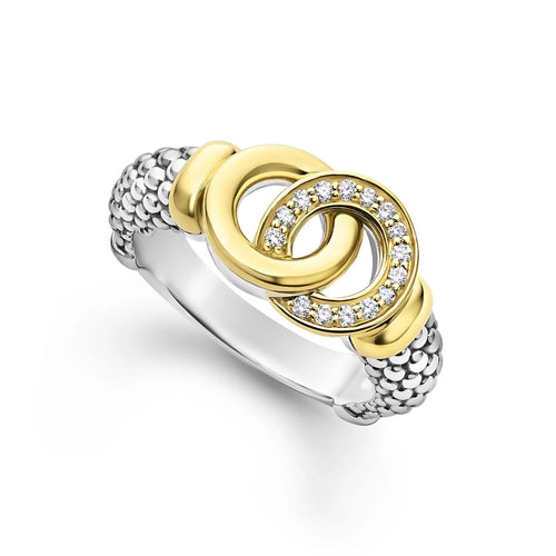 Signature Caviar Collection Interlocking Diamond Ring