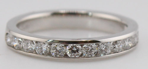 Channel Set Diamond Wedding Band