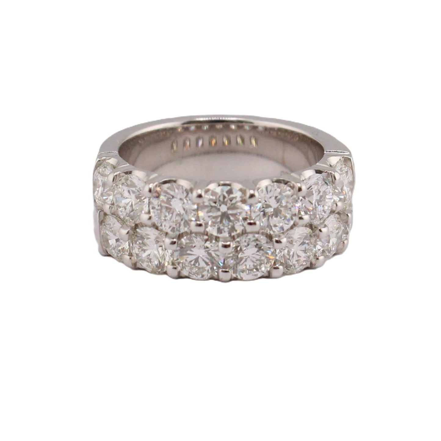 Double Row Diamond Band