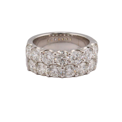 Double Row Diamond Band