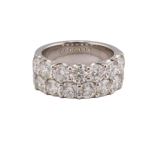 Double Row Diamond Band