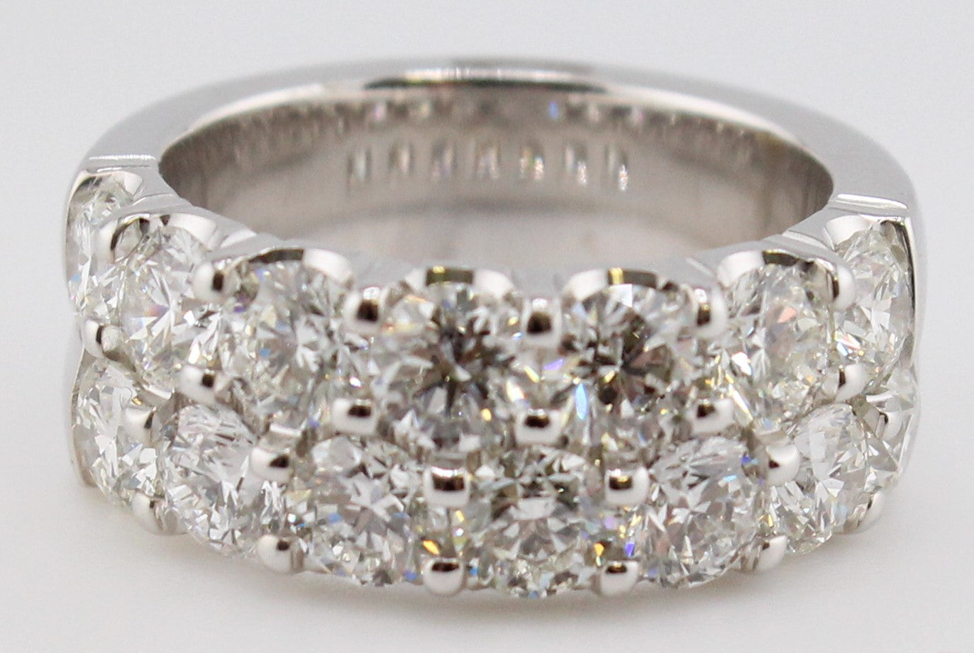 Double Row Diamond Band