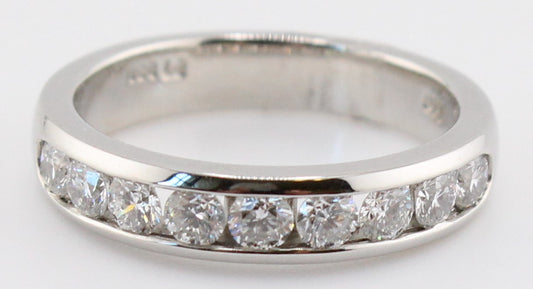 Channel Set Diamond Band