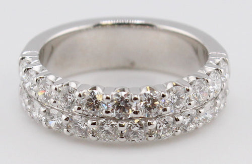 Double Row Diamond Band