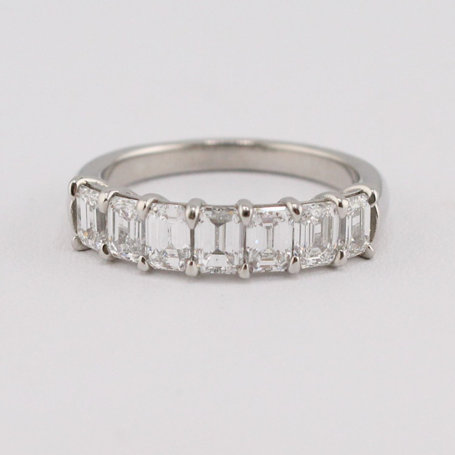 Emerald Cut Diamond Band