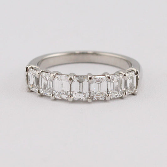 Emerald Cut Diamond Band