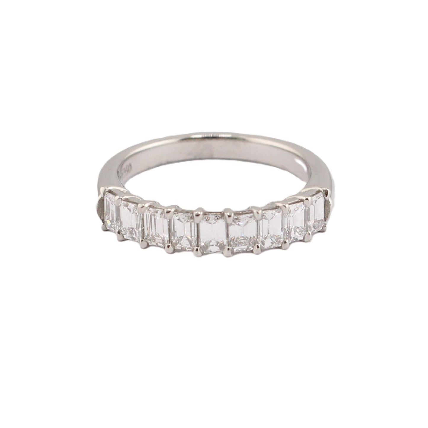 Emerald Cut Diamond Band