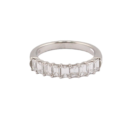 Emerald Cut Diamond Band