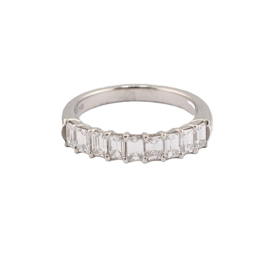 Emerald Cut Diamond Band