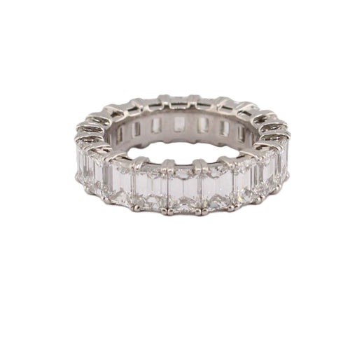 Emerald Cut Diamond Eternity Band