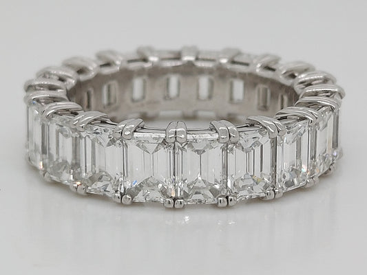 Emerald Cut Diamond Eternity Band