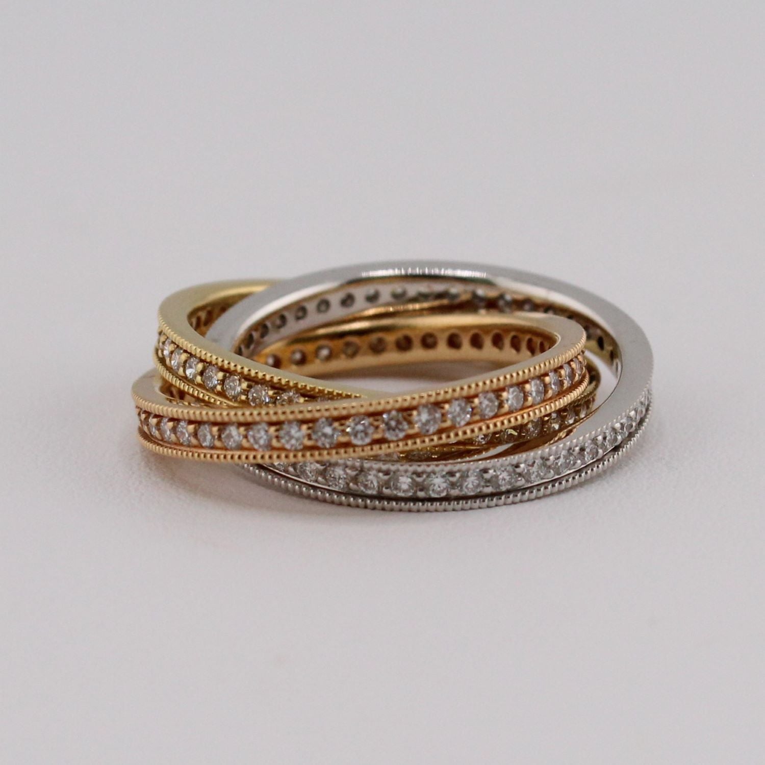 Diamond rolling ring outlet