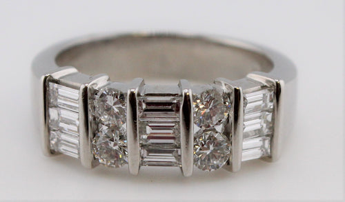 Wide Diamond Band