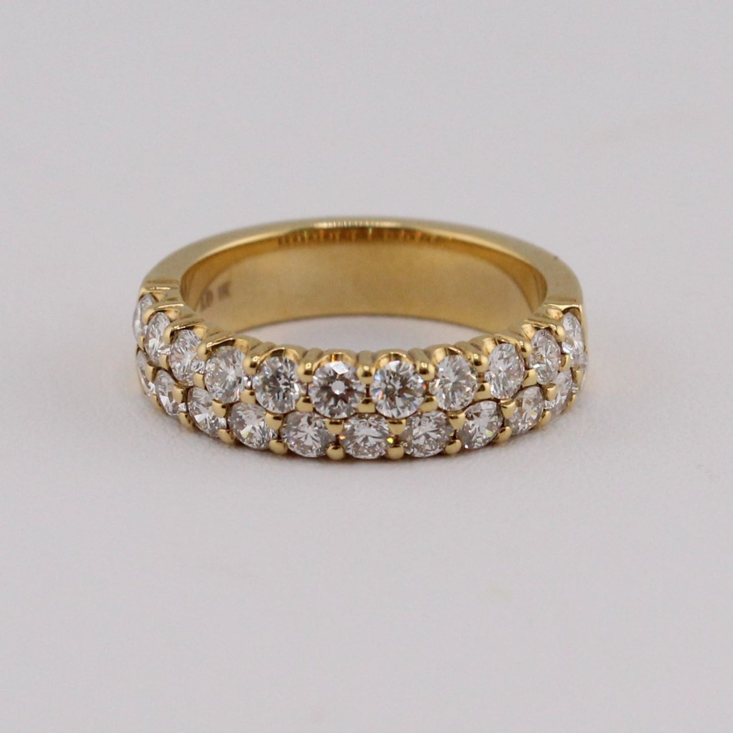 Double Row Diamond Band