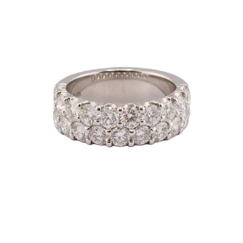 Double Row Diamond Band