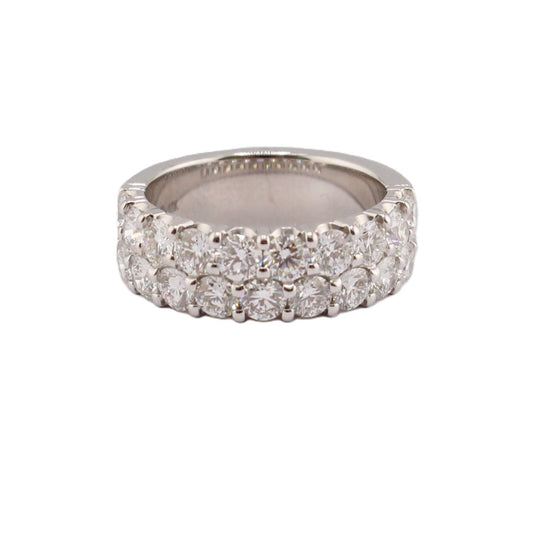 Double Row Diamond Band