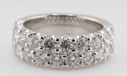 Double Row Diamond Band