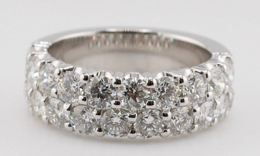 Double Row Diamond Band