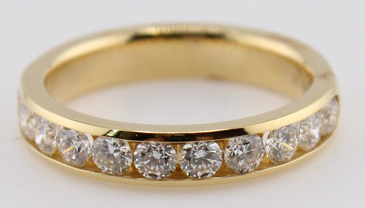 Channel Set Diamond Band