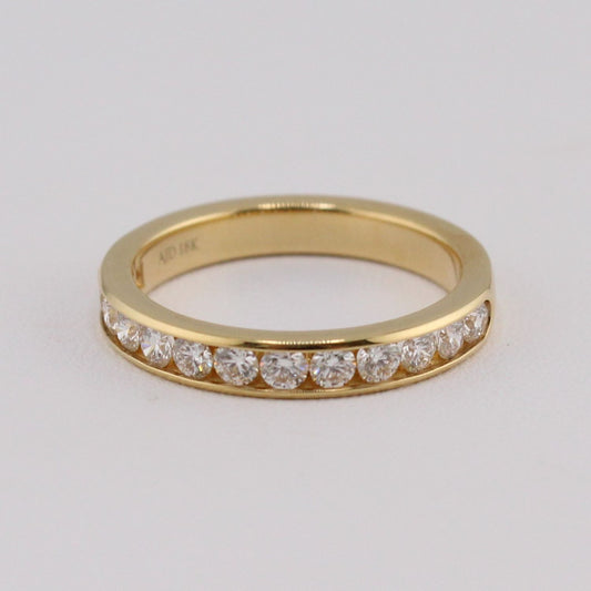 Channel Set Diamond Band