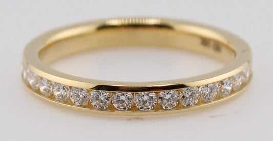 Channel Set Diamond Band