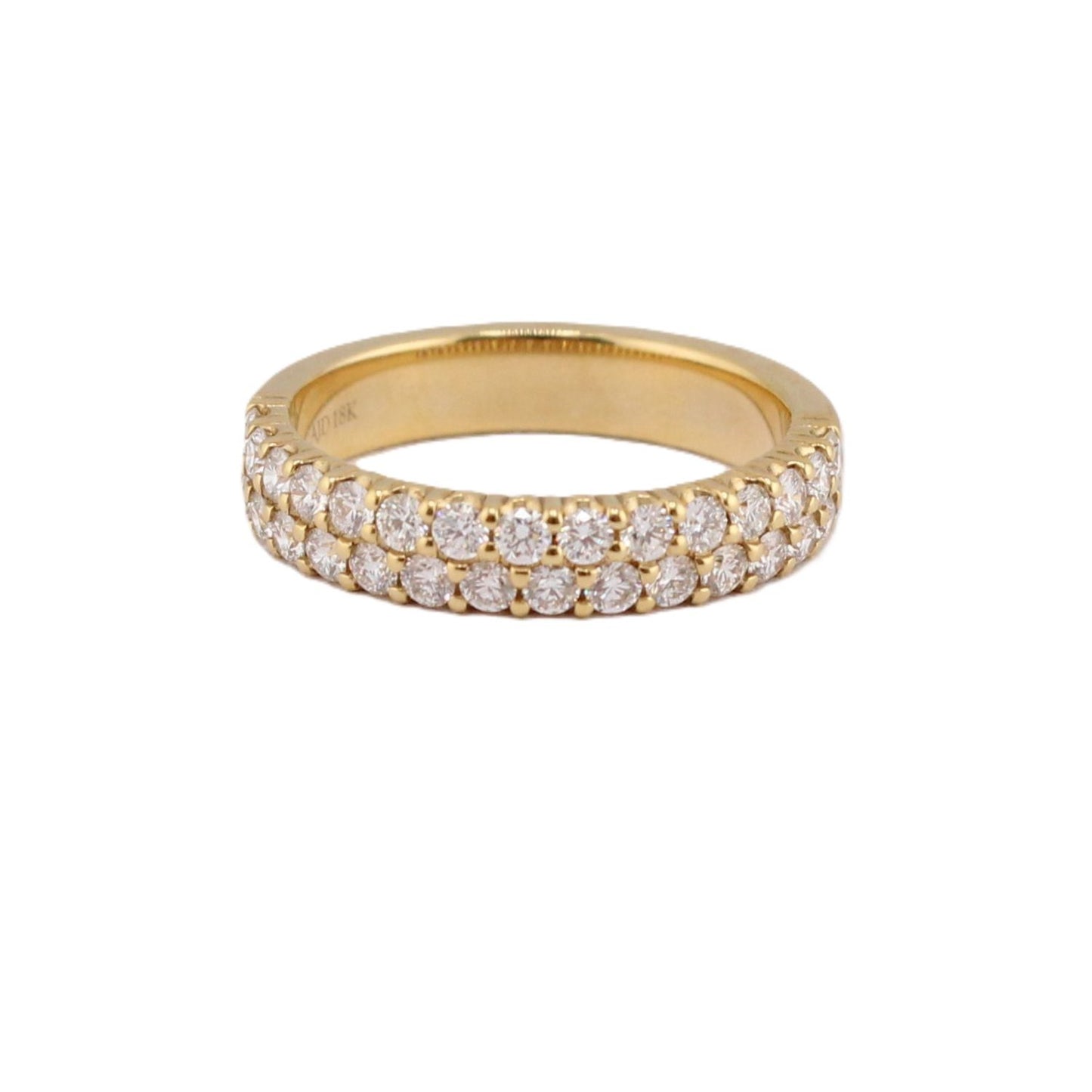 Double Row Diamond Band