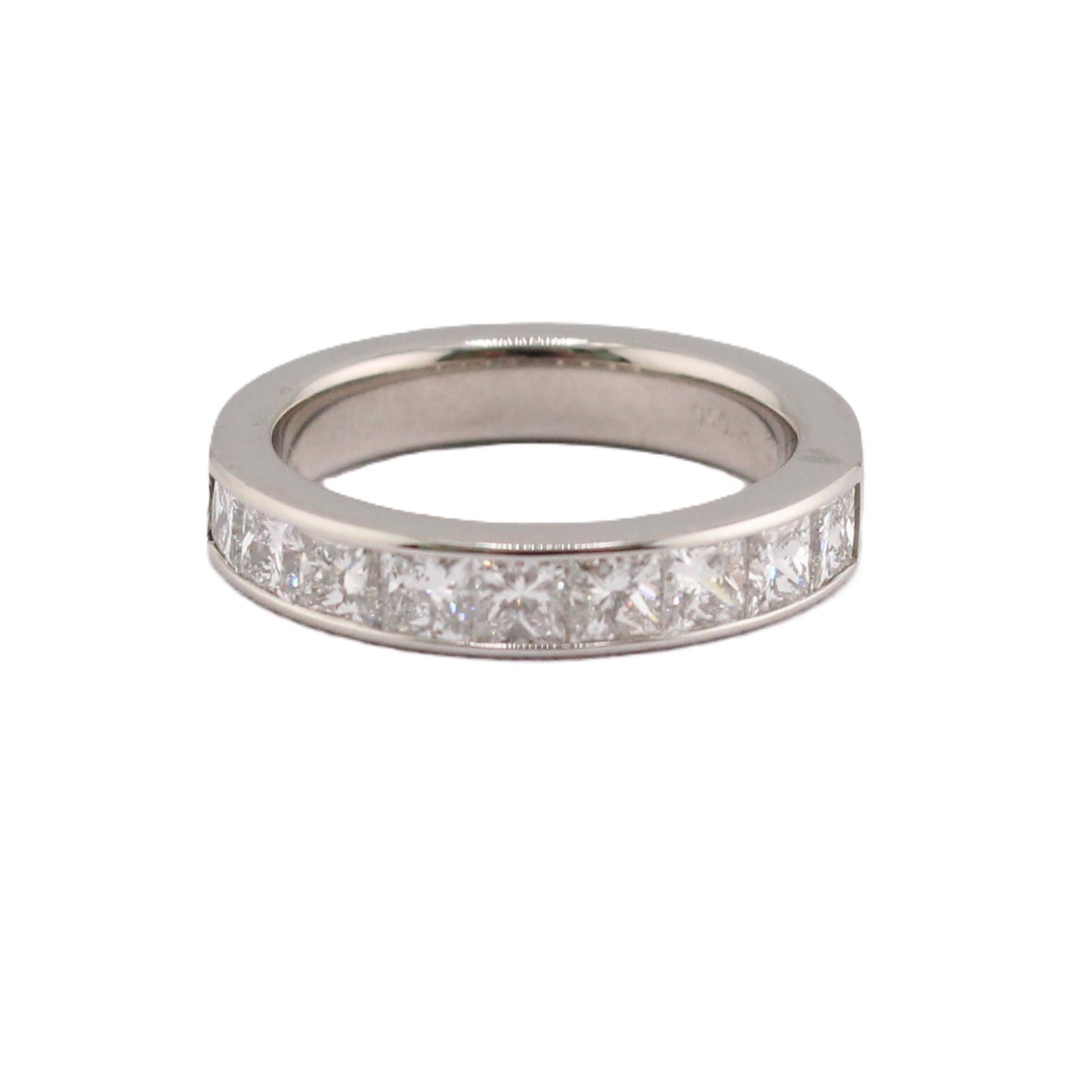 Channel Set Princess Cut Diamond Band