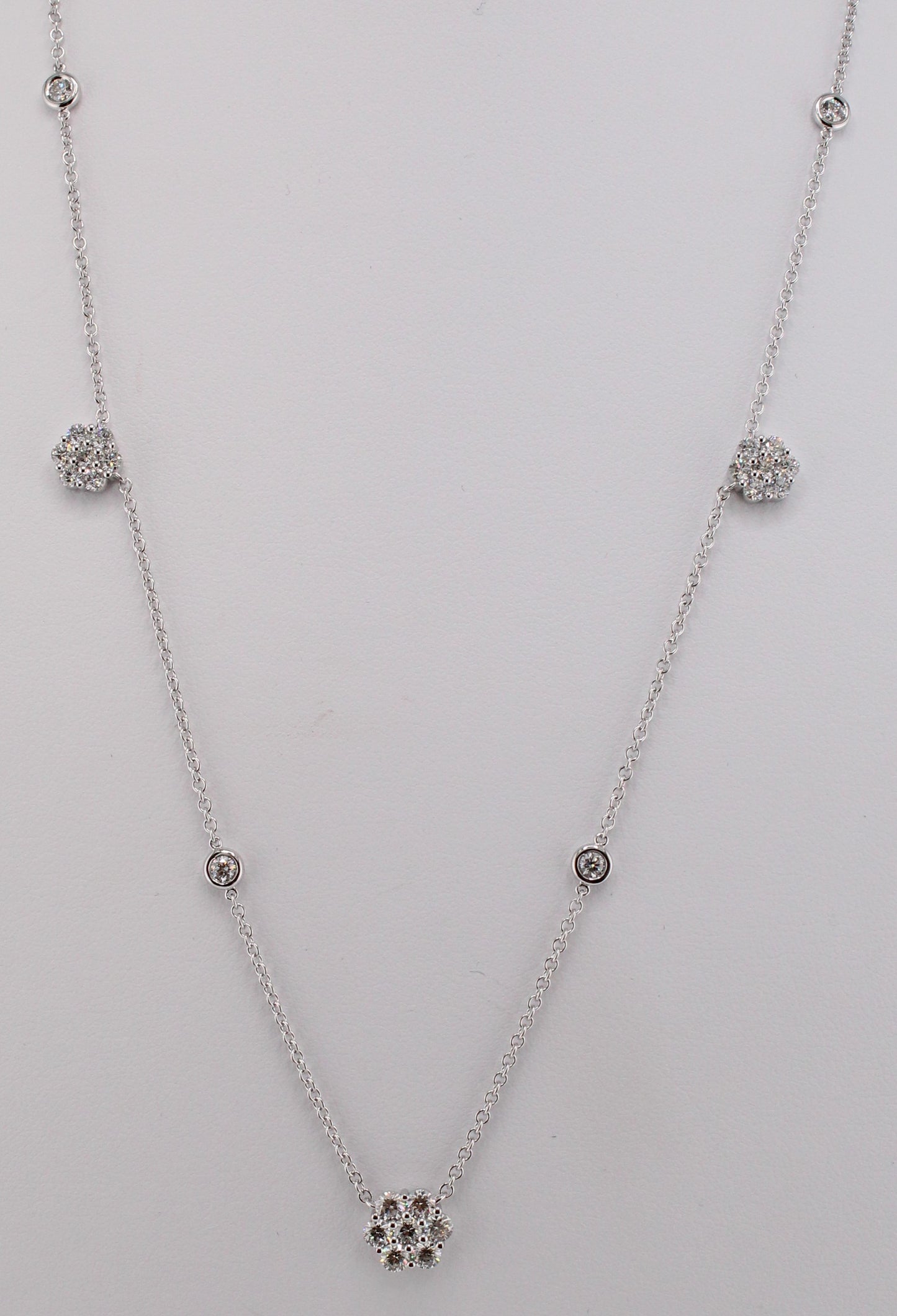 Diamond Station Necklace