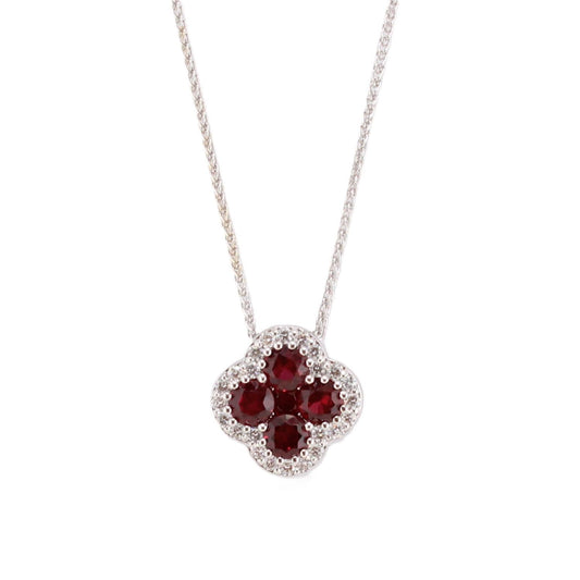 Ruby and Diamond Pendant