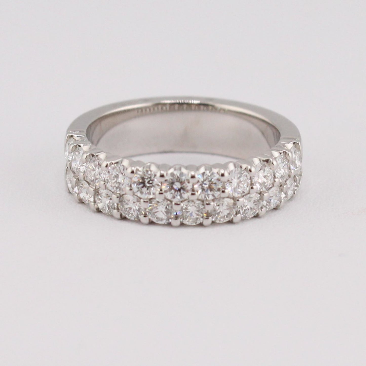 Double Row Diamond Band