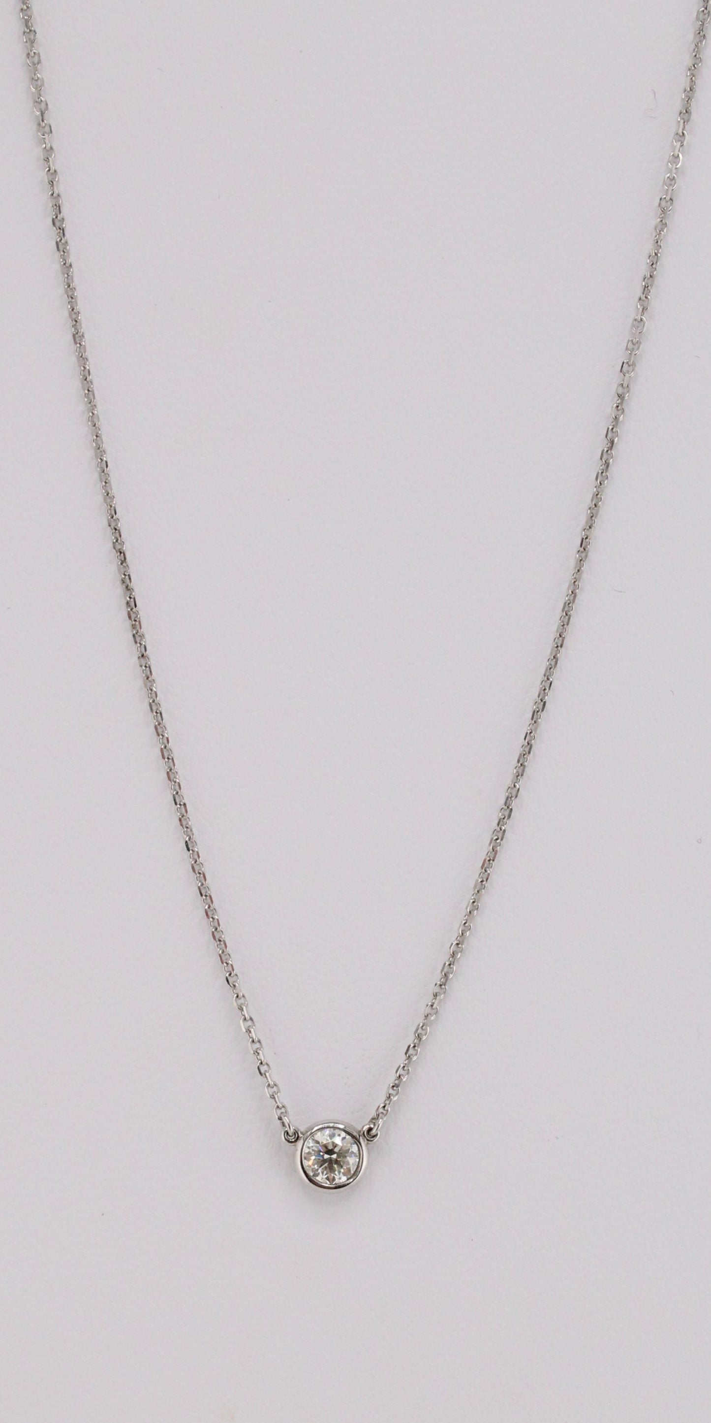 Solitaire Diamonds-by-the-Yard Necklace