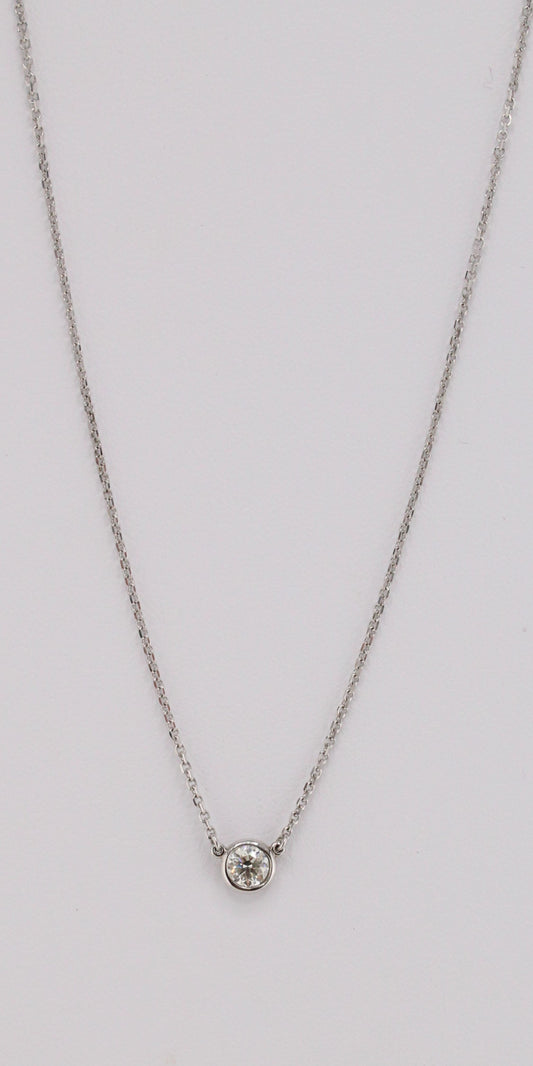 Solitaire Diamonds-by-the-Yard Necklace