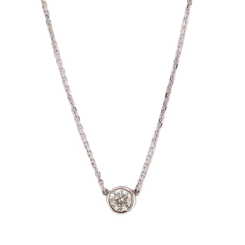 Solitaire Diamonds-by-the-Yard Necklace