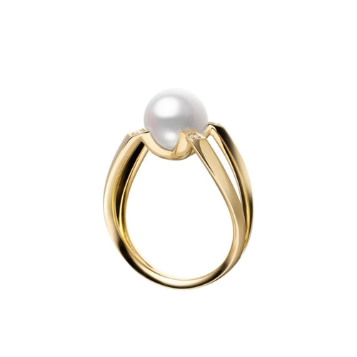 M Collection Akoya Cultured Pearl Ring